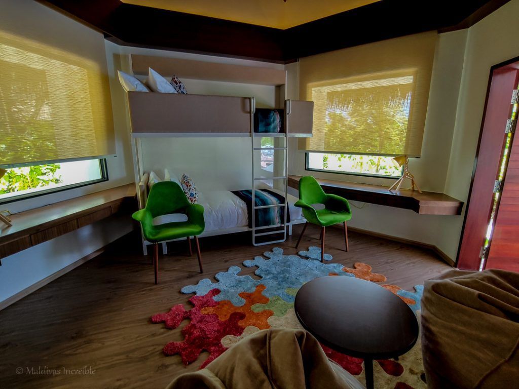 Habitación para niños en el Pullman Maldivas