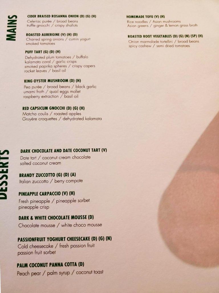 Phat Chameleon Menu Pullman Maldivas