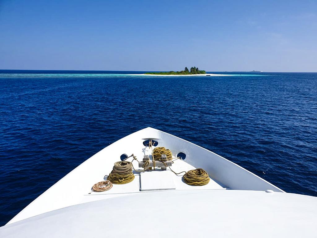 Vida a bordo en Maldivas