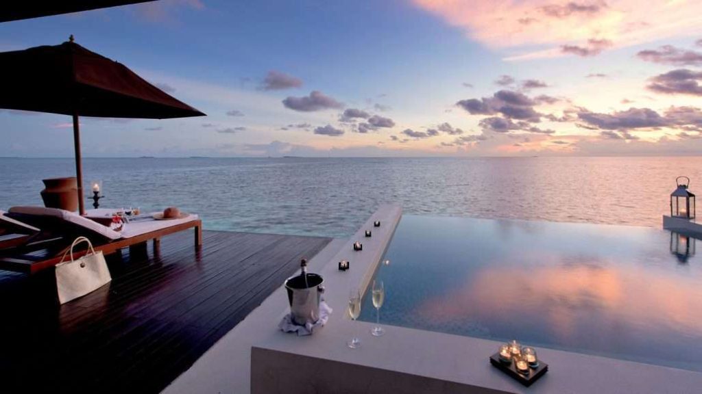 Lily Beach Maldivas Resort Sunset Water Suite